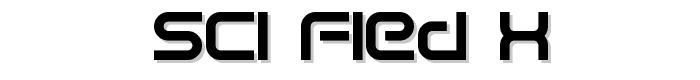 Sci Fied X font